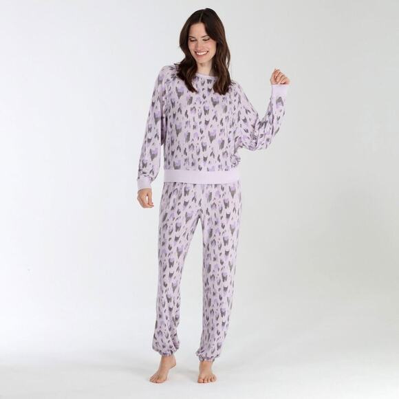 Honeydew Other - Honeydew Star Seeker Whisper Ikat Lounge Pajama Set Cozy Brushed Jersey Med NEW